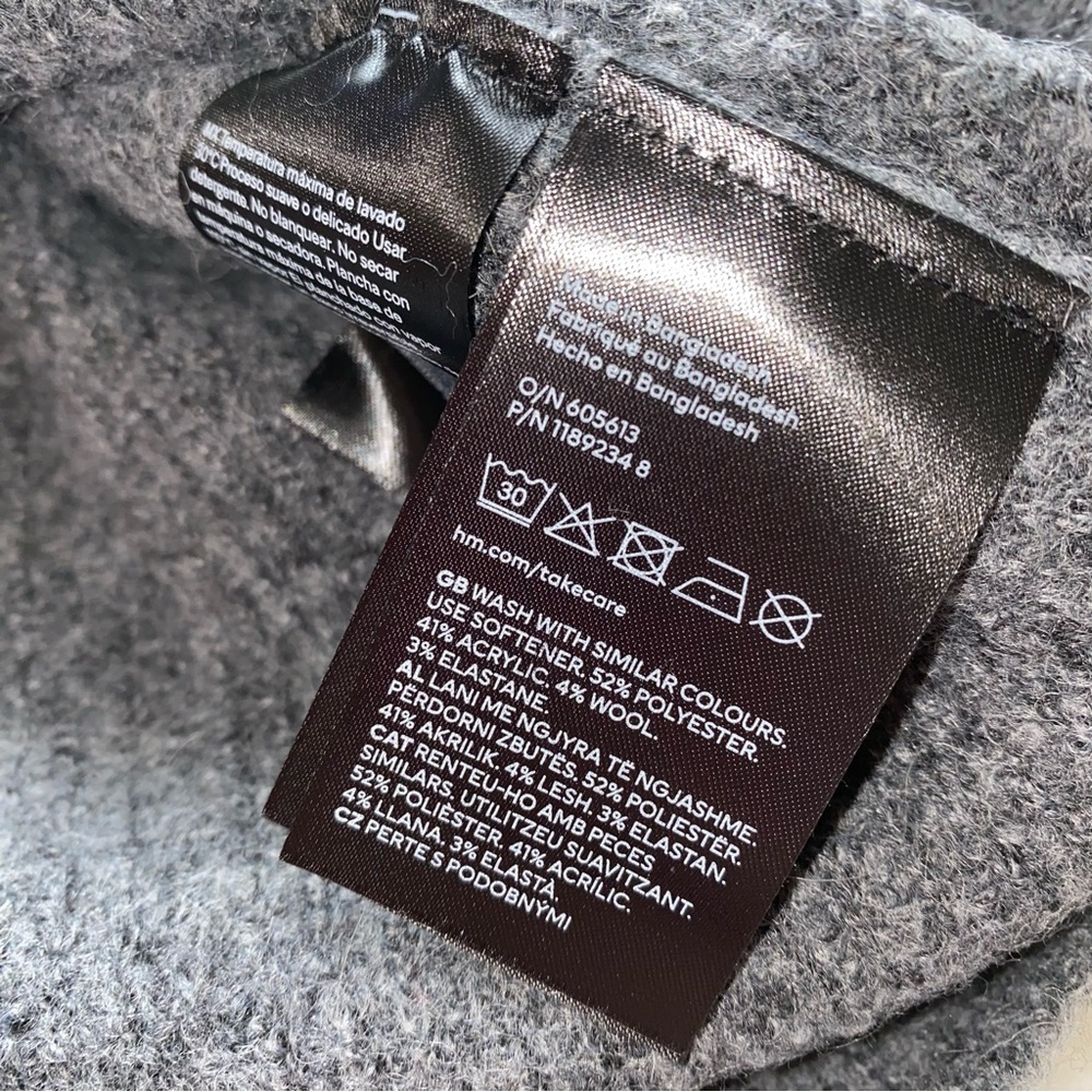 Girls knit dress sleeveless H&M New - Picture 8 of 10